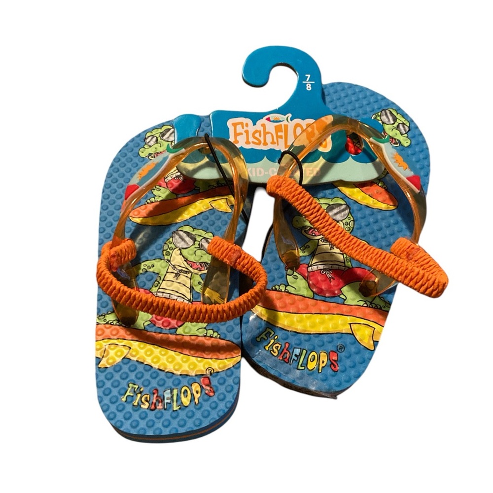 FishFlops Alligator Surfing Flip Flops